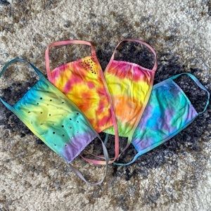 Custom tie dye masks